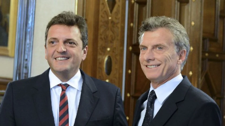 Massa, aliado de Macri en Davos para buscar inversores