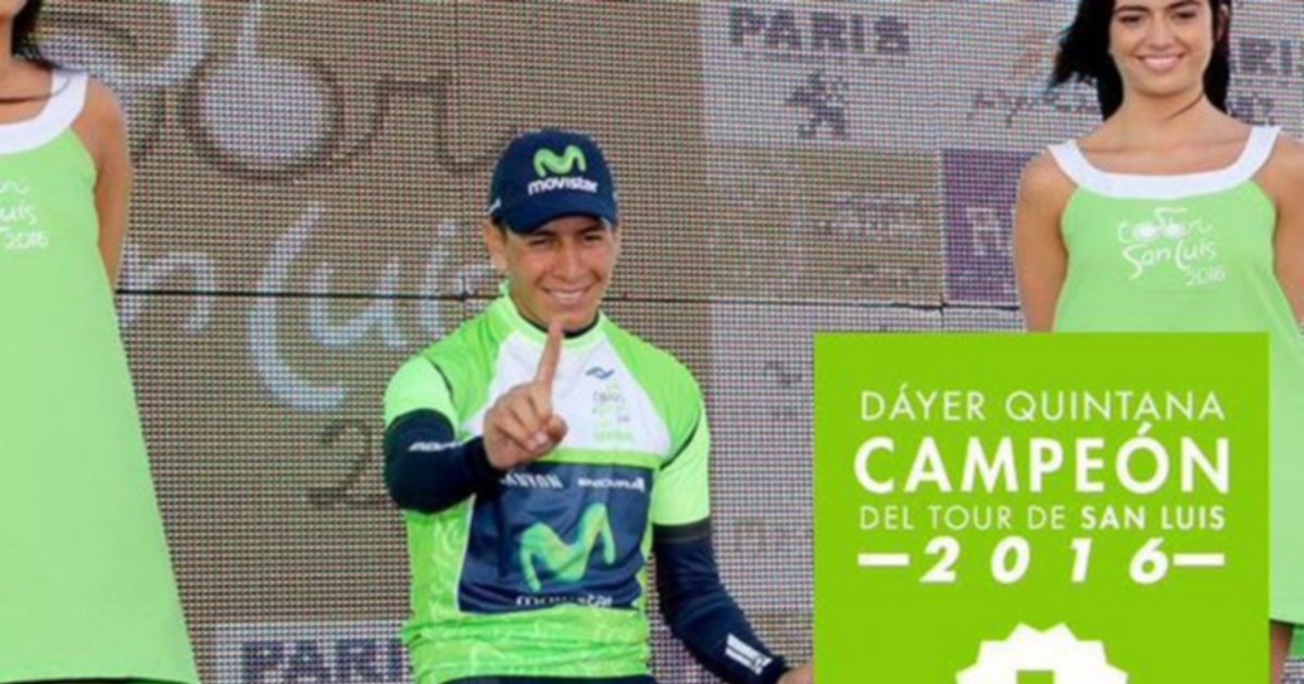 Dayer Quintana es el nuevo campeón del Tour de San Luis