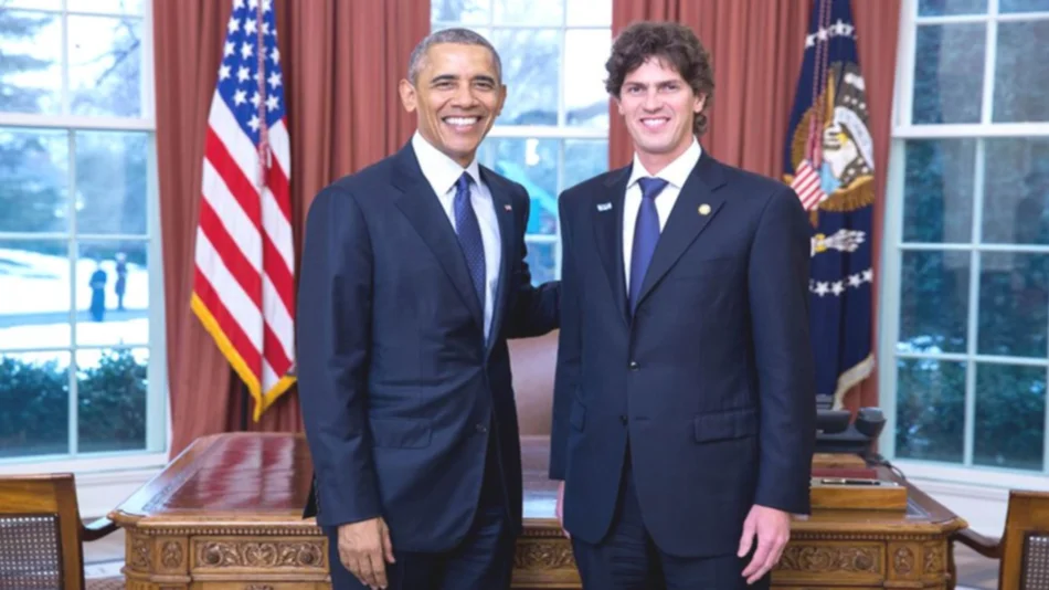 Obama recibió en la Casa Blanca a Martín Lousteau