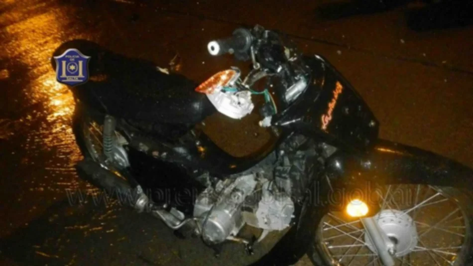 Una vez más la ausencia del casco se lleva una vida