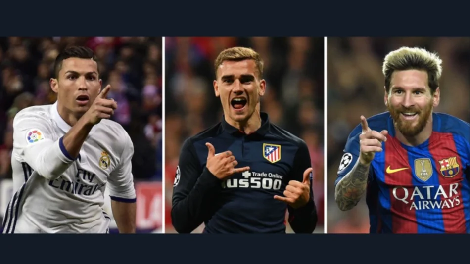Ronaldo es el favorito sobre Messi y Griezmann para ganar The Best