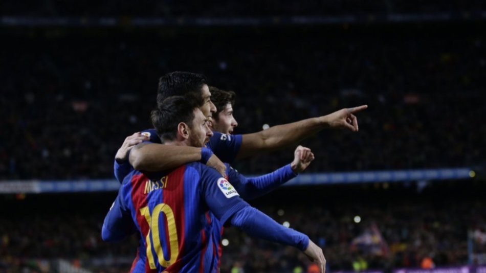 Barcelona venció 3 a 1 al Athletic Bilbao con joyita de Messi y pasó a cuartos