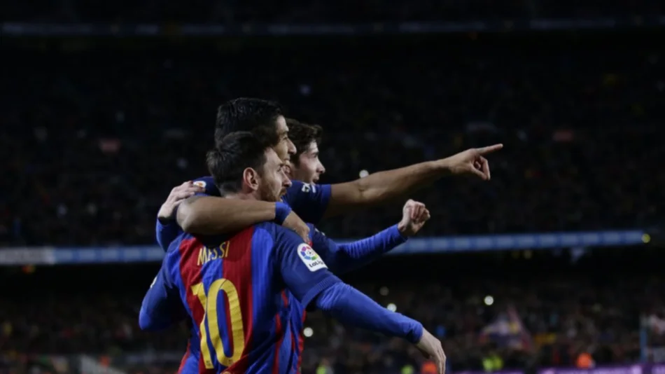 Barcelona venció 3 a 1 al Athletic Bilbao con joyita de Messi y pasó a cuartos