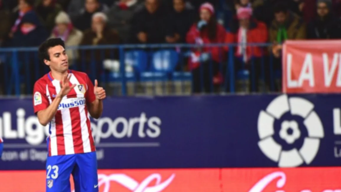 Nicolás Gaitán hace subir al Atlético de Madrid
