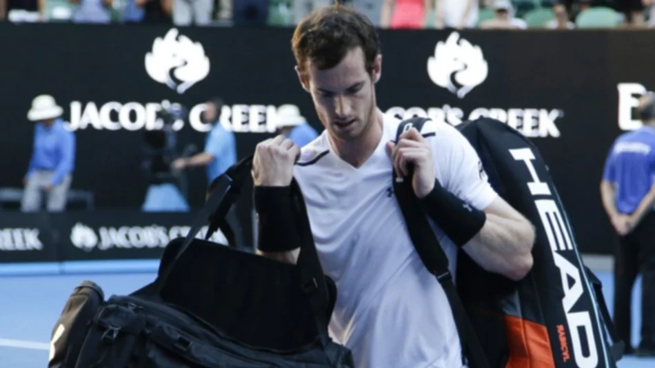 Al igual que Djokovic, Andy Murray dijo adiós en Australia