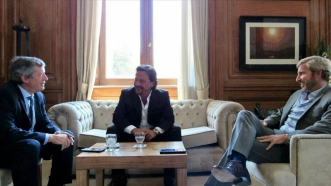 Sáenz se reunió con Frigerio y Monzo