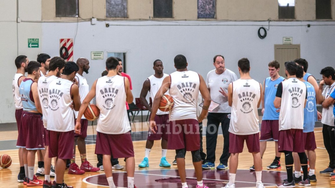 Salta Basket abrió el año entrenando en el Delmi