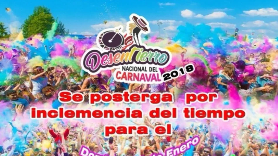 Se postergó el desentierro del carnaval en Rosario de Lerma