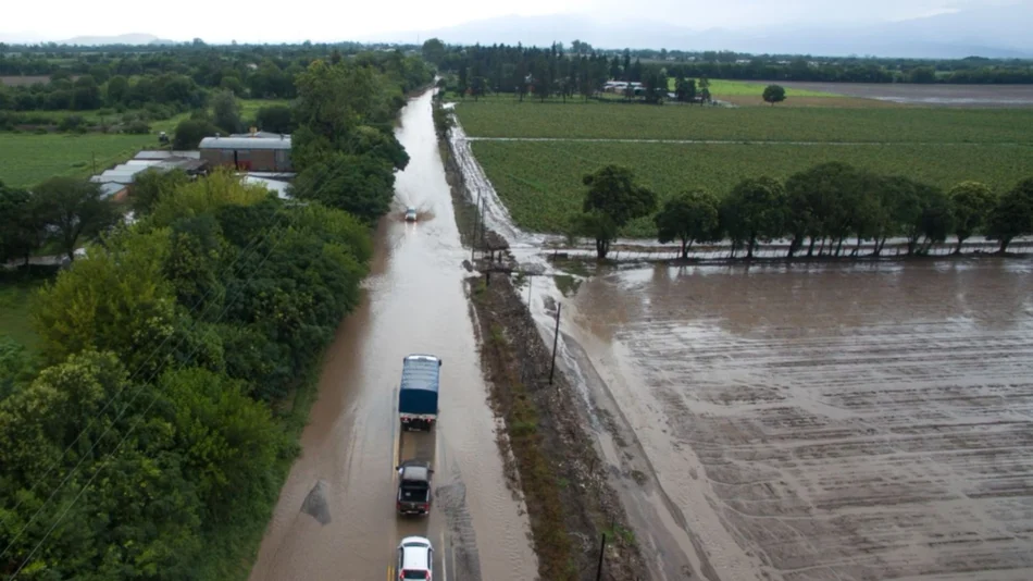 El Valle de Lerma arrasado por el agua, en imágenes