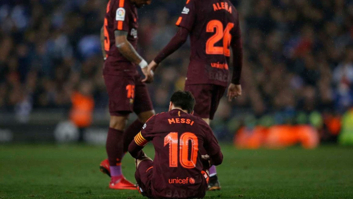 Messi falló un penal en la derrota del Barcelona ante Espanyol