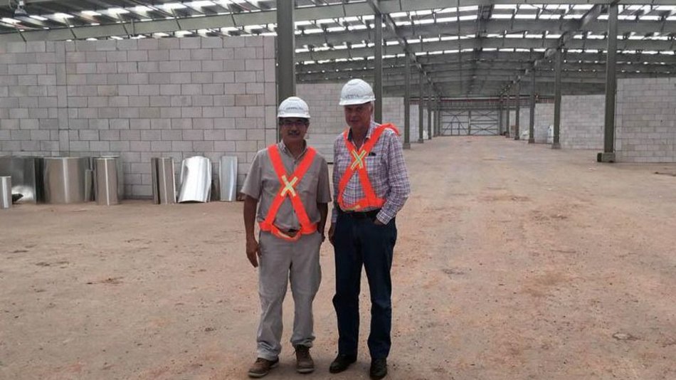 Controlan la obra de la  planta de nitrato de amonio