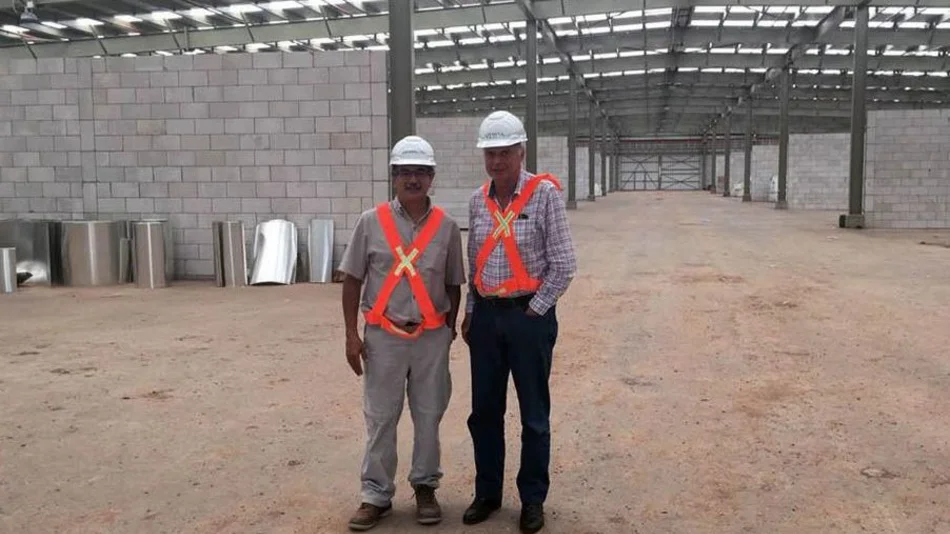 Controlan la obra de la  planta de nitrato de amonio