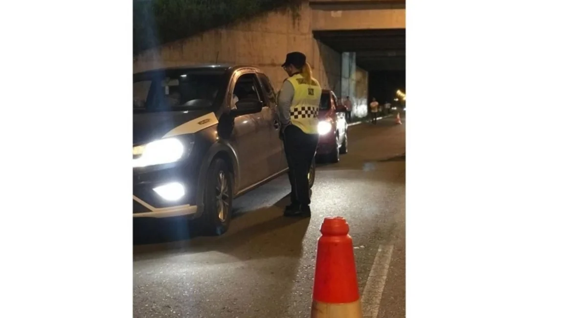 Detectaron solo a ocho conductores alcoholizados