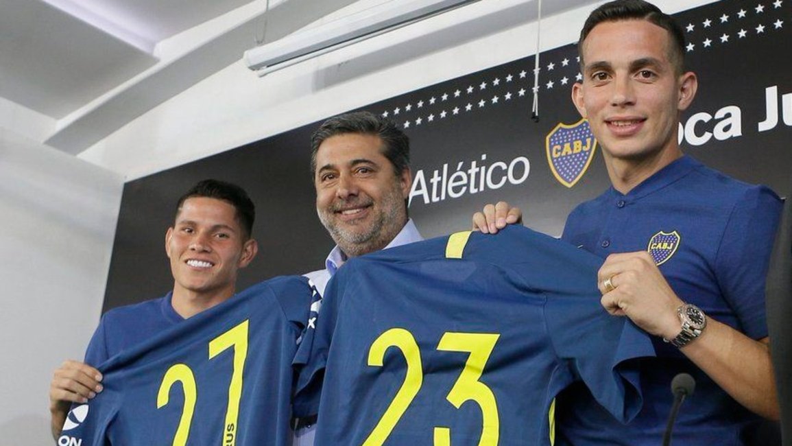 Marcone y Campuzano fueron presentados en Boca