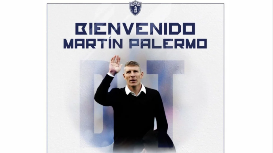 Martín Palermo es el nuevo DT de Pachuca, de México