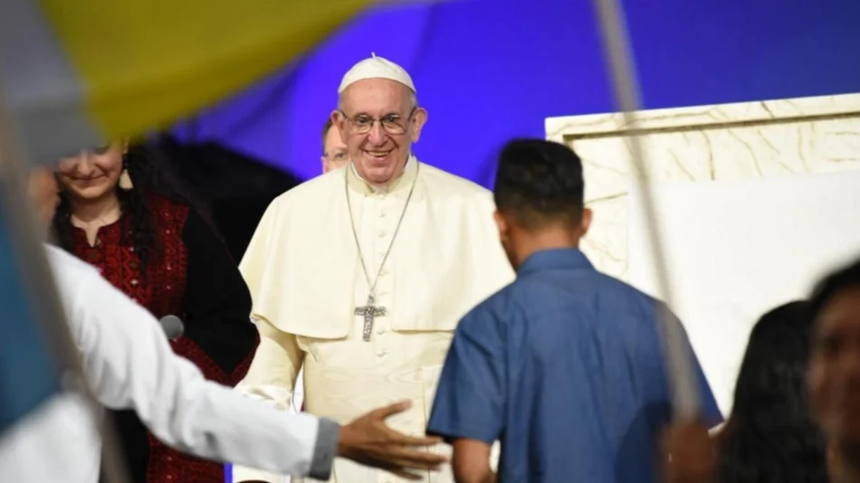 María, “la influencer de Dios”: el Papa animó a los jóvenes a seguir a la Virgen