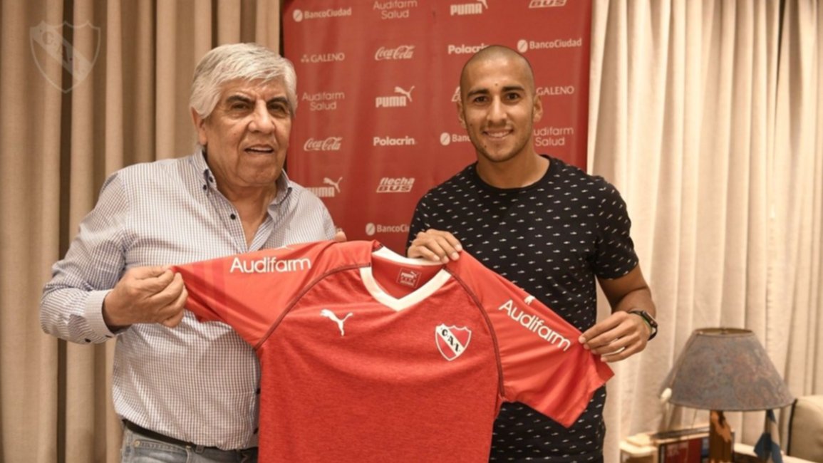 Cecilio Domínguez se entrenó en Independiente