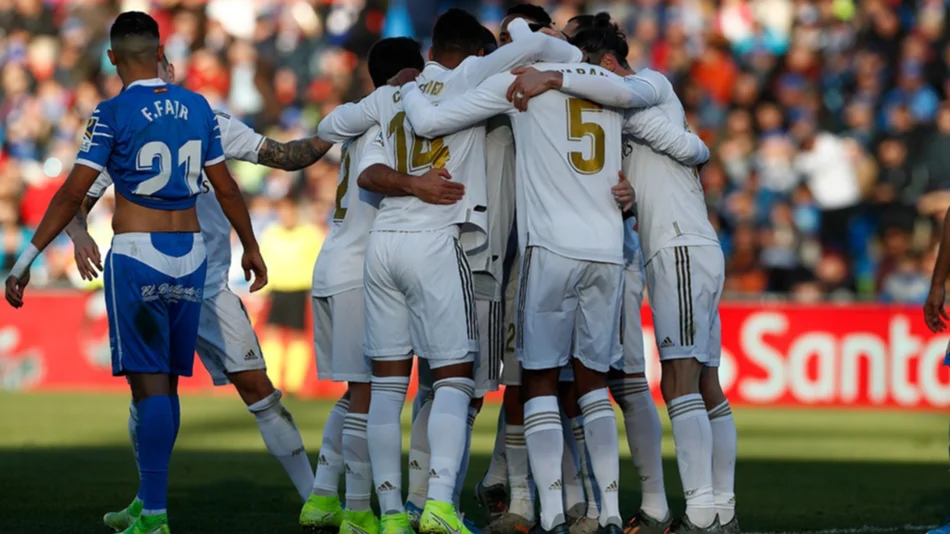 Real Madrid goleó y quedó en lo más alto