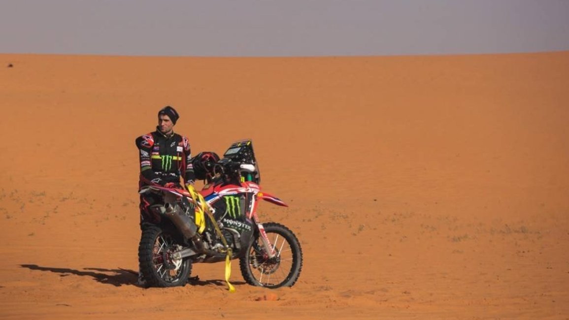 Kevin Benavides rompió el motor y se esfuma su sueño de ganar el Dakar