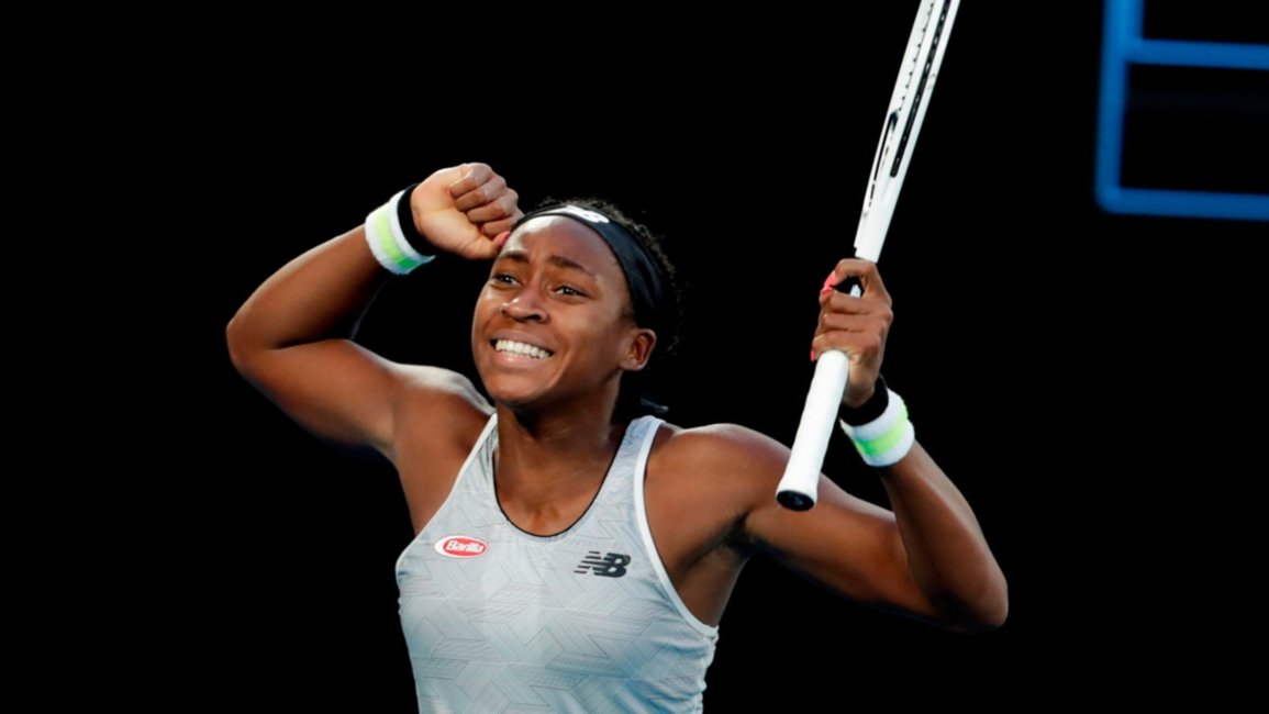 La quinceañera Coco Gauff sigue dando batacazos