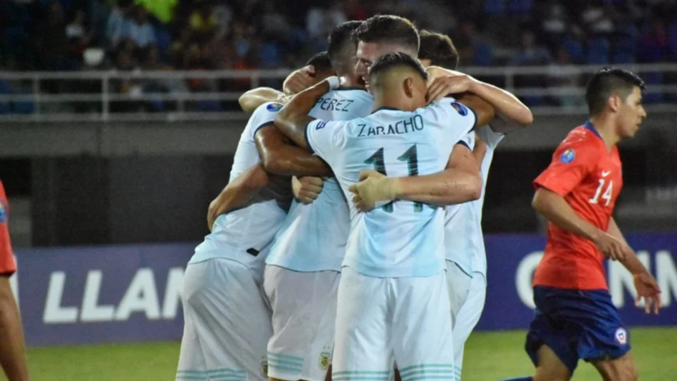 Argentina venció a Chile y lidera su grupo preolímpico