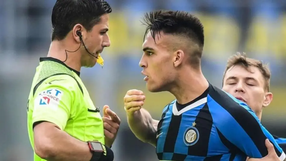 El "show" de Lautaro Martínez: gol y expulsión en el empate del Inter