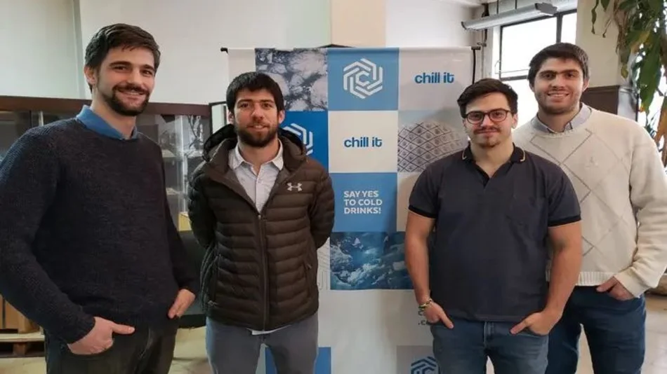 Sorprendente: Cinco argentinos crearon una máquina para enfriar bebidas en segundos