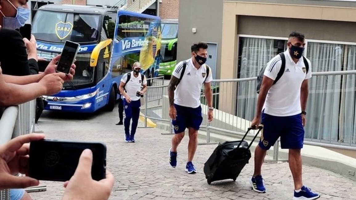 Boca ya se instaló en San Juan para la gran final frente a Banfield