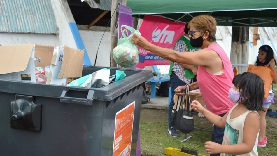 Jornada de reciclaje en el Nicolás Vitale