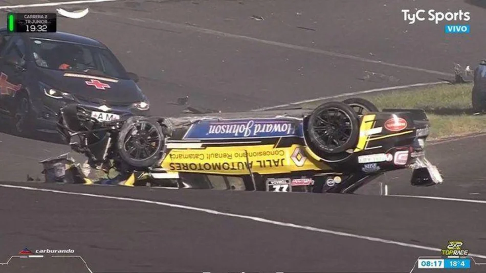 VIDEO “El Dipy” protagonizó un terrible accidente en el Top Race en Paraná