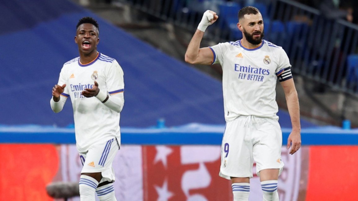 Real Madrid goleó y se afirmó en la cima de la Liga Española