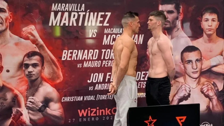 "Maravilla" vuelve a probarse arriba del ring pero avisa: "Estoy a una derrota del retiro"