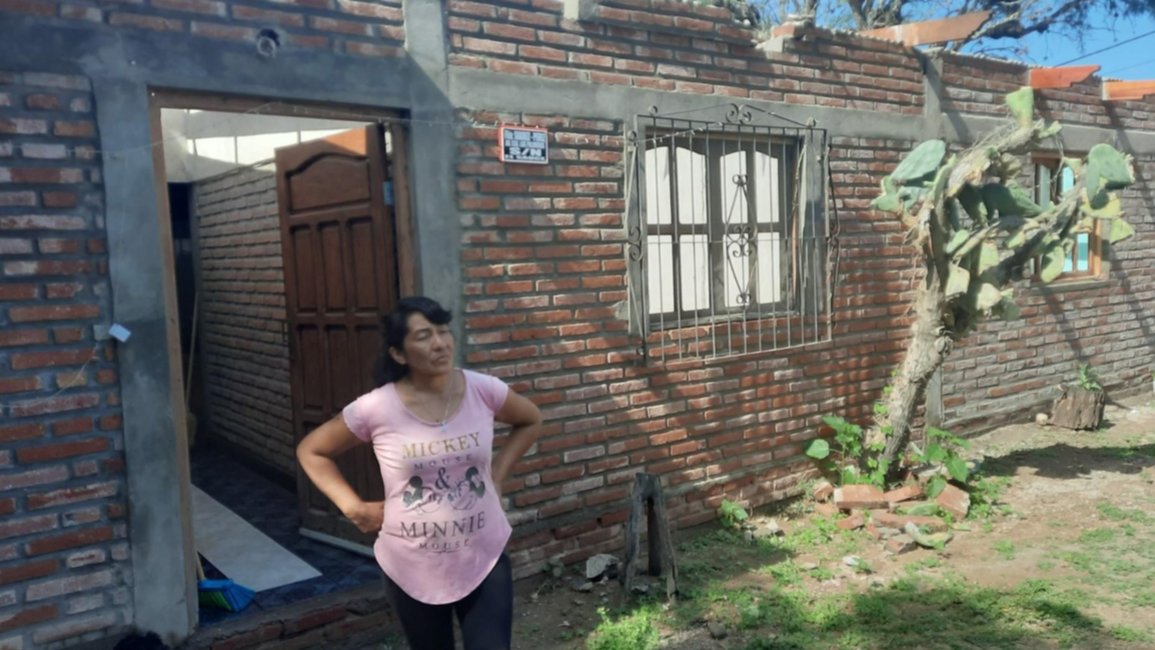 Una "cola de tornado" sorprendió a los vecinos del paraje El Sauce