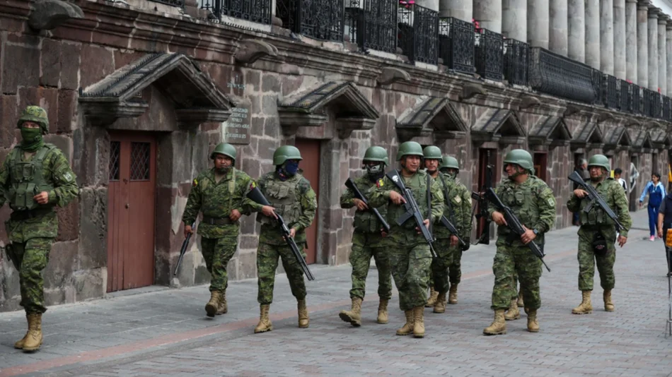 VIOLENCIA EN ECUADOR. El presidente  Daniel Noboa movilizó a las fuerzas armadas para combatir a los grupos narcos