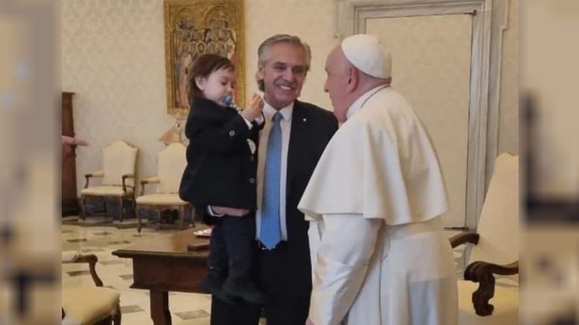 El papa Francisco recibió a Alberto Fernández en el Vaticano