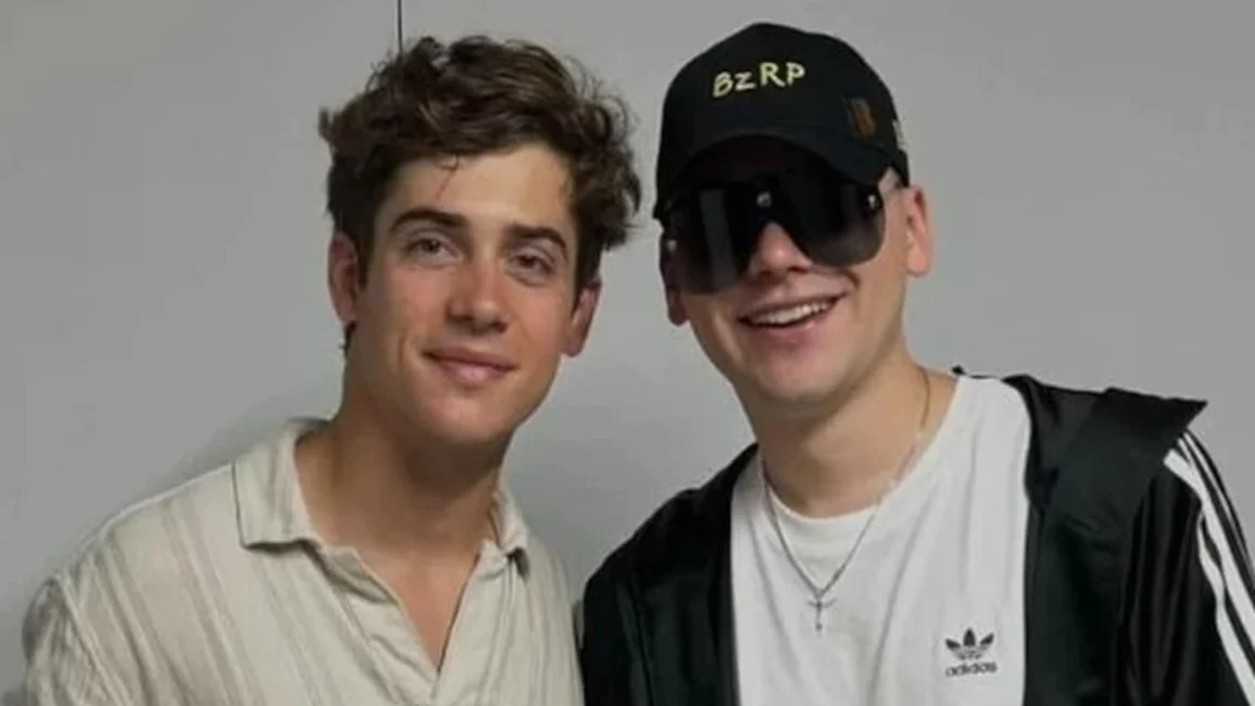 VIDEO. ¿Franco Colapinto pasó Año Nuevo con Bizarrap?
