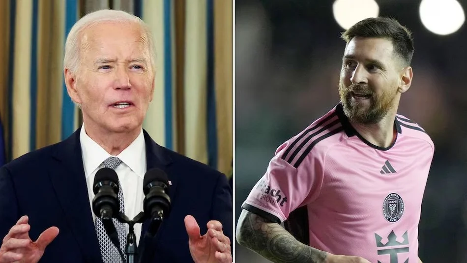 Joe Biden le otorgó la Medalla Presidencial de la Libertad a Lionel Messi, pero no fue a buscarla