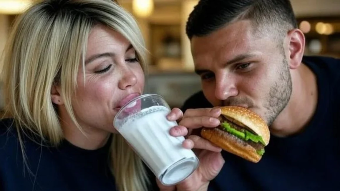 Lluvia de memes y reacciones por la "hamburguesa" con "leche" de Wanda Nara y Mauro Icardi