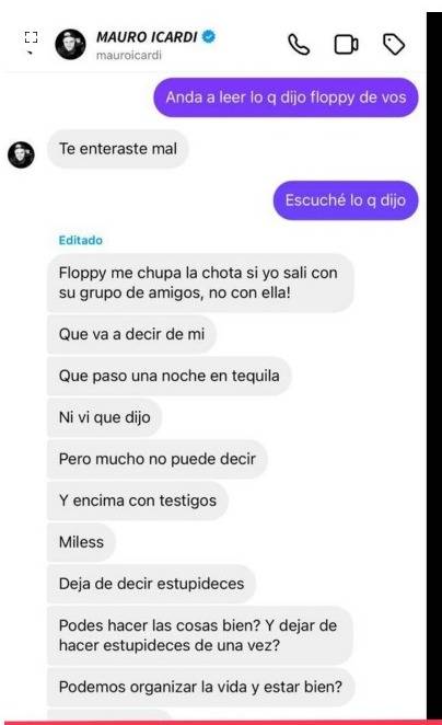 Nuevos chats entre Mauro Icardi y Wanda Nara: el futbolista insultó a Lali Espósito, Floppy Tesouro y otros famosos- Nuevos chats entre Mauro Icardi y Wanda Nara: el futbolista insultó a Lali Espósito, Floppy Tesouro y otros famosos