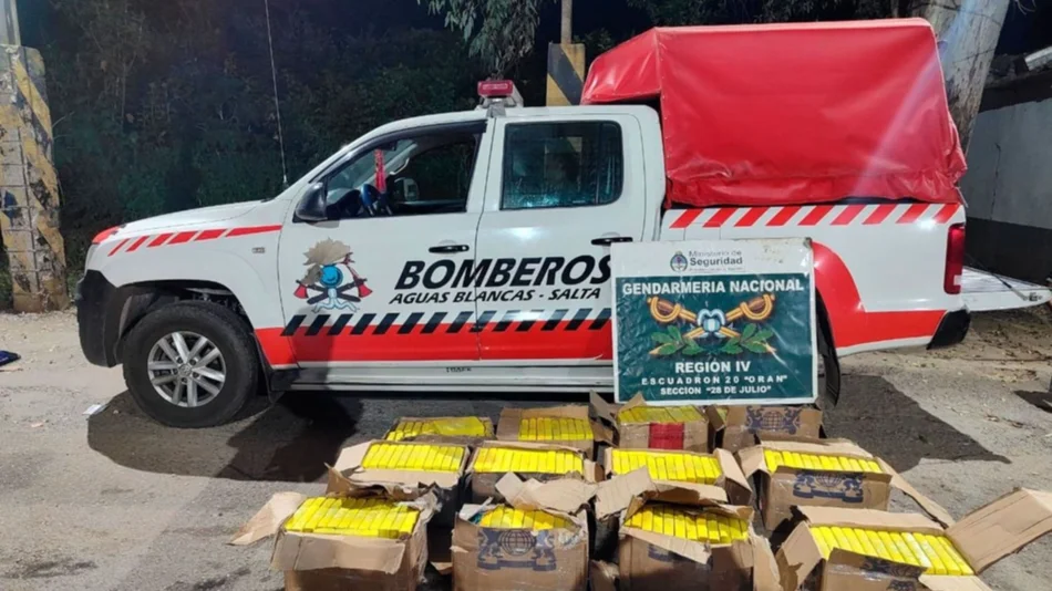 Condenan a cuatro hombres por transportar más de 300 kilos de cocaína en una camioneta de bomberos voluntarios