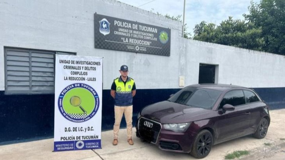 Intentó evadir un control con un Audi adulterado