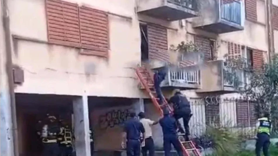 Pánico en Castañares: un hombre intentó prenderse fuego 