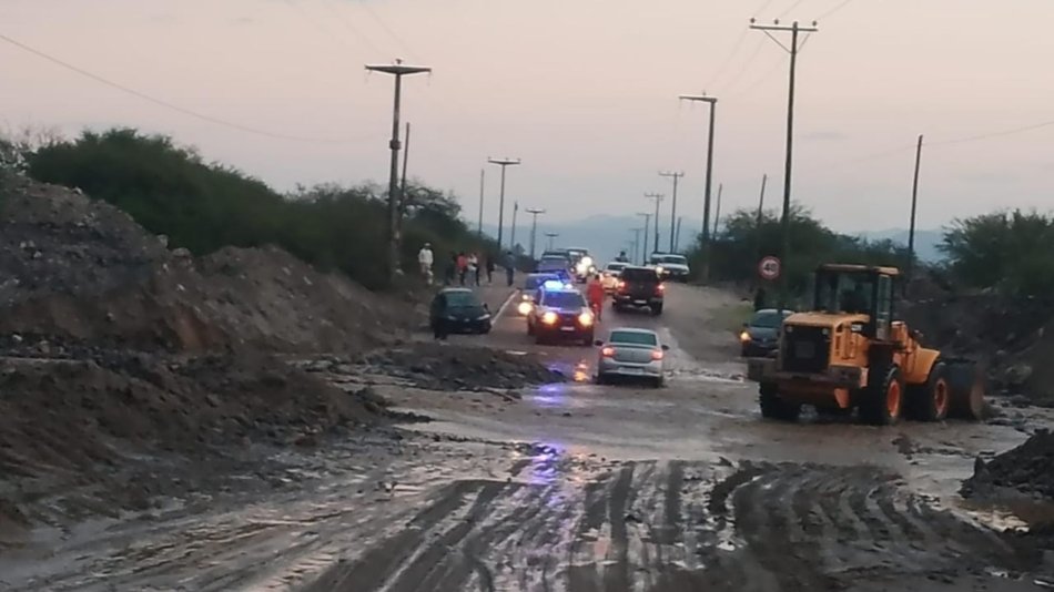El estado de las rutas nacionales 40 y 51 tras intensas precipitaciones