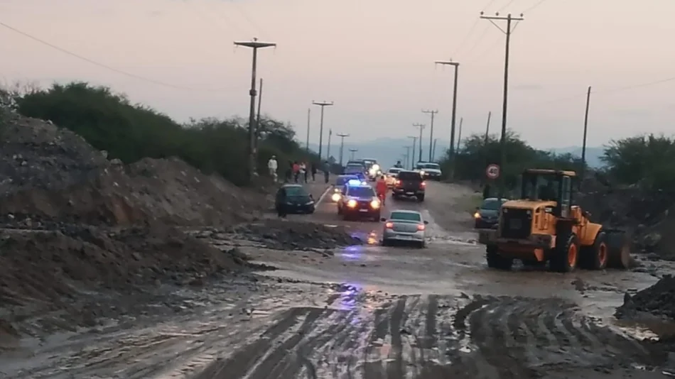 El estado de las rutas nacionales 40 y 51 tras intensas precipitaciones