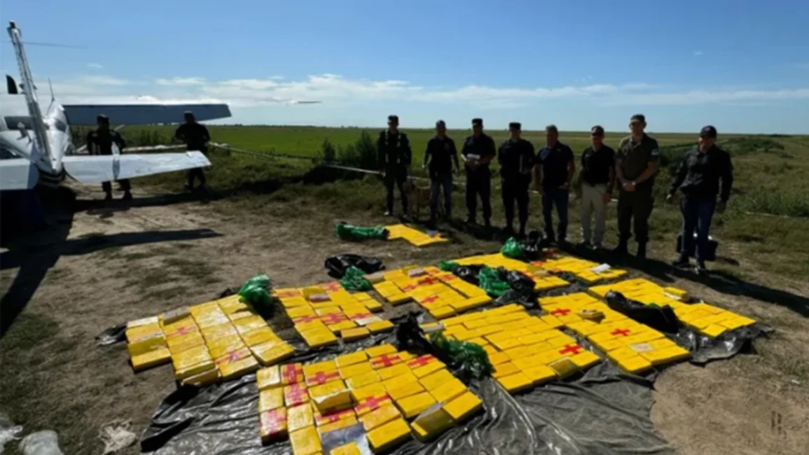 Recorrió 1500 km con 350 kilos de cocaína e hizo un aterrizaje forzoso 