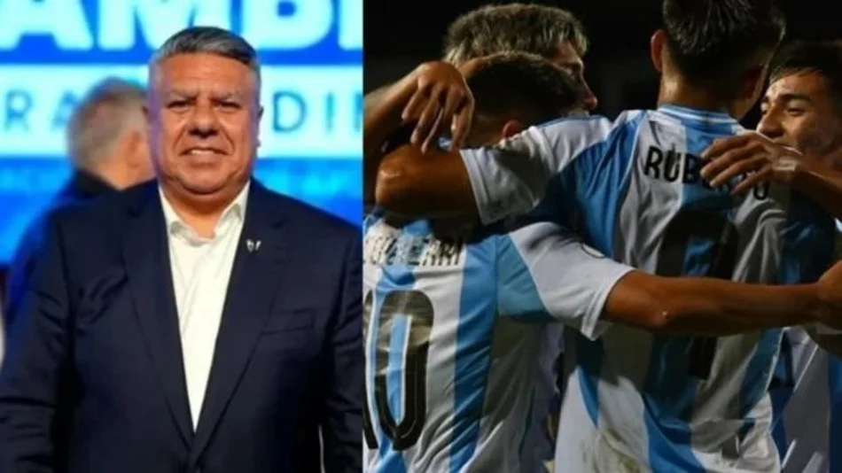 "Vamos los pibes": El mensaje de Claudio Tapia tras la victoria 6-0