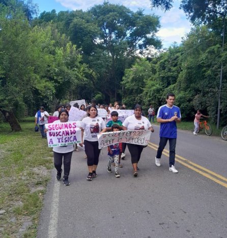 VIDEO. La Caldera clama por Jésica: marcha y pedido de justicia