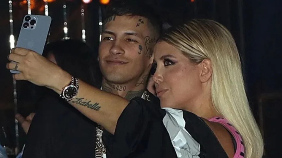 L-Gante y Wanda Nara sacaron un tema juntos: "Mucho estilo barrio fino"