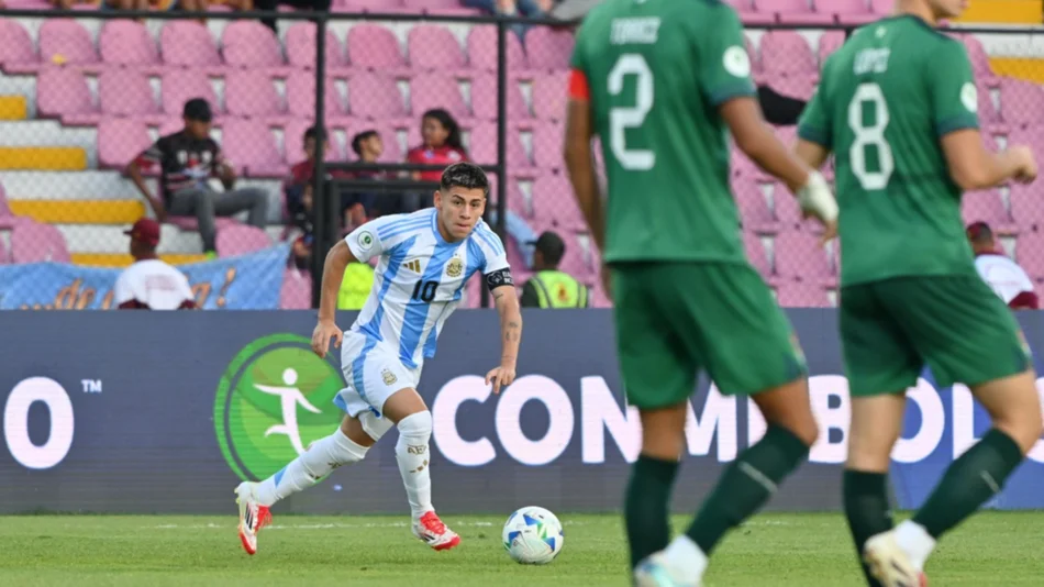 VIDEO. La Selección Sub 20 venció a Bolivia cerca del final y quedó a un paso de clasificar