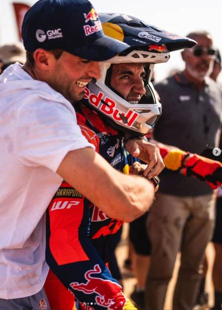 Las imágenes del festejo de Luciano Benavides